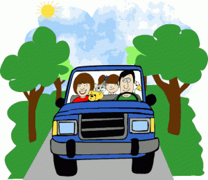 How we imagine the drive. image from the_office.com